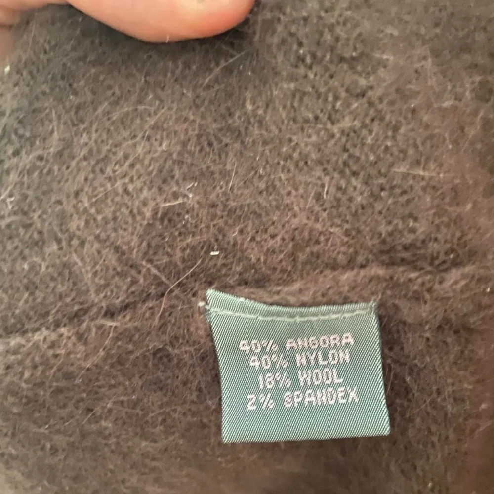 Brown angora sweater - Picture 7 of 8